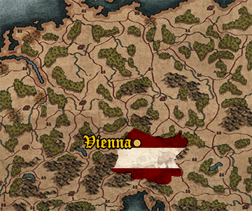 Starting position of Duchy of Austria