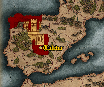 Starting position of Kingdom of Castile