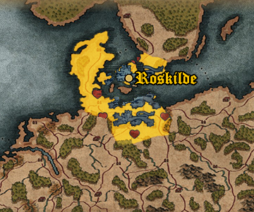 Starting position of Kingdom of Denmark