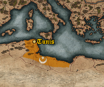 Starting position of Hafsid Sultanate