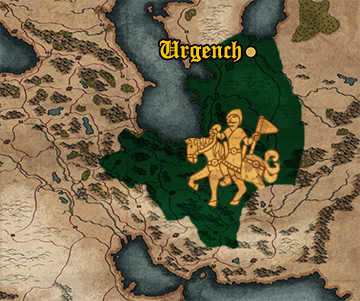 Starting position of Khwarazmian Empire