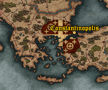 Starting position of Latin Empire