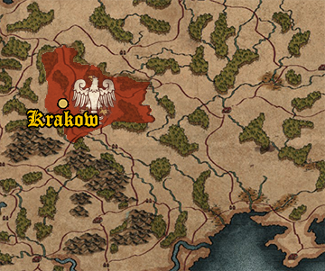 Starting position of Duchy of Lesser Poland