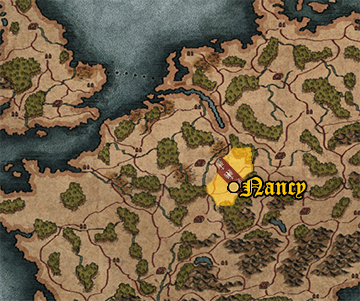 Starting position of Duchy of Lorraine