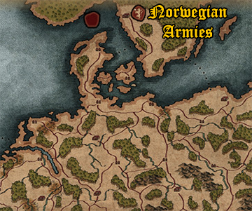 Starting position of Kingdom of Norway