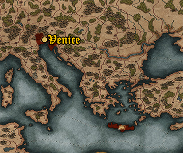 Starting position of Republic of Venice